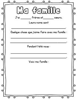 Je Me Presente All About Me French By Fabulous French Tpt