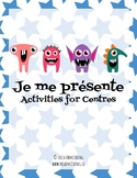 Je me présente : Core French task / activity cards for centres