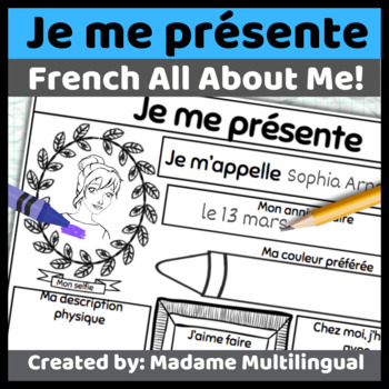 Je Me Presente Me Voici By Madame Multilingual Tpt