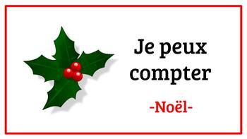 Preview of Je peux compter - Noël (histoire simple avec Google Slides)