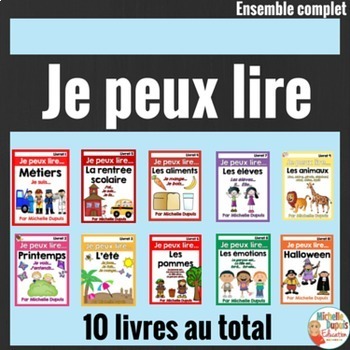Preview of Livrets de lecture (Été, Rentrée, Animaux...) French Emergent Readers - Reading
