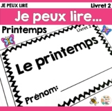 Je peux lire - Le printemps   Lecteurs débutants - French 