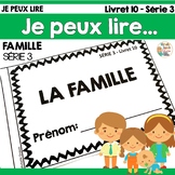 LA FAMILLE - Lecture - Je peux lire - French Family Readin
