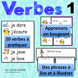 Je travaille mon vocabulaire: Les verbes 1 {French Verb Practice}