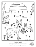 Jealousy "Color Your Emotions" coloring book page for soci