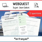 Jean Cabot Webquest **en français**- History and Explorers