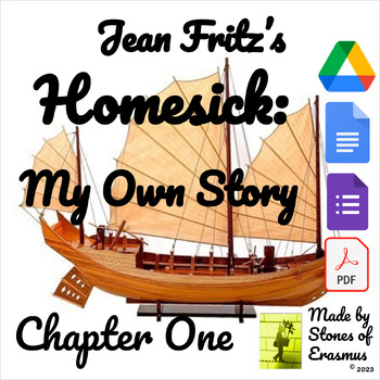 Preview of Jean Fritz’s 'Homesick': My Own Story — Detailed Chapter One Lesson Plan (4-6)