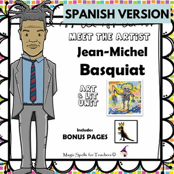 Preview of Jean Michel Basquiat Activities in Spanish - Basquiat Biografia- SPANISH VERSION