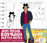 Jean-Michel Basquiat Art Lesson: Sketch Notes and Digital 