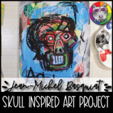 Jean-Michel Basquiat Art Lesson Skull Art Project for Elem