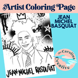 Jean-Michel Basquiat Coloring Page