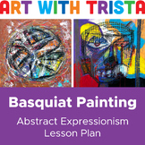 Jean-Michel Basquiat Inspired Abstract Expressionism Paint