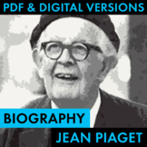 Jean Piaget Biography Research Organizer, Biography PDF & 