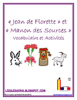Preview of Jean de Florette & Manon des Sources Vocabulary and Activities