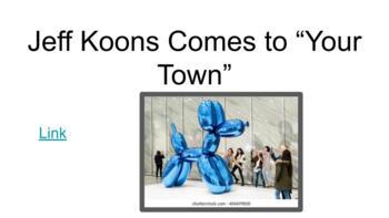 Preview of Jeff Koons Visits your town