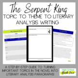 Jeff Zenter's The Serpent King - From Topic to Theme to Li