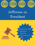 Jefferson as President Lesson- Election and Early Years