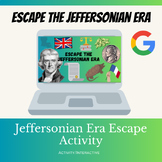 Jeffersonian Era Escape Activity