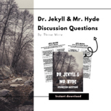 Jekyll and Hyde Discussion Cards (4 pages, 32 discussion topics)