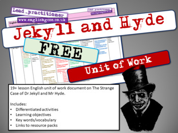 Preview of Jekyll and Hyde Unit Plan