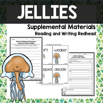 Preview of Jellies Journeys Second Grade Week 10