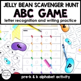 Jelly Bean ABC Scavenger Hunt - Letter Recognition Easter 