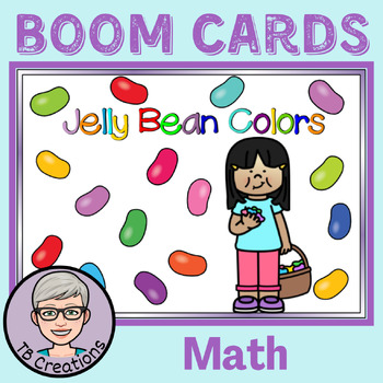 Preview of Jelly Bean Colors - BOOM CARDS