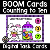 Jelly Bean Counting to Ten BOOM Cards | Preschool Kindergarten