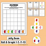 Jelly Bean Graphing Math Activities Roll and Graph Countin