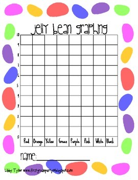 Preview of Jelly Bean Graphing Sheet
