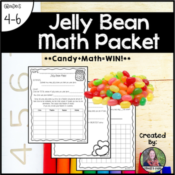 Preview of Jelly Bean Math Packet