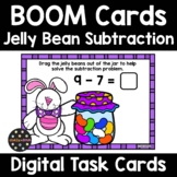 Jelly Bean Subtraction to Ten BOOM Cards | Easter Math | S