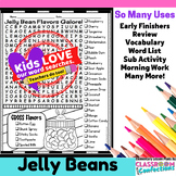 Jelly Beans Word Search Puzzle : Fun for Easter Early Fini