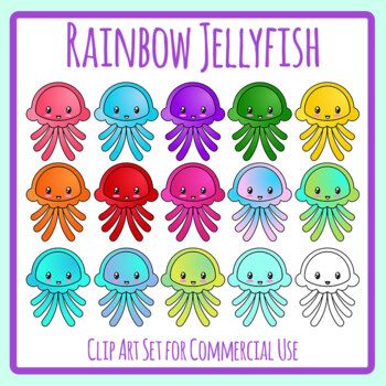 cute jellyfish clipart