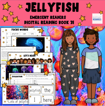 Preview of Jelly Fish - Struggling Readers - Google Slides™ ebook - 0031