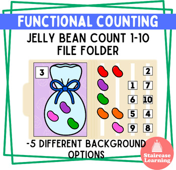 Preview of Jelly bean counting file folder
