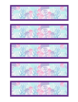 Preview of JellyFish Tag/Labels Filled in