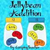 Jellybean Addition Math Center for Easter and Spring