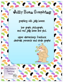 Preview of Jellybean graphing   Common Core Fun for  Easter or Spring Math