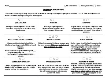 Tic-Tac-Toe in Differentiated Instruction