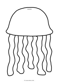 Jelly Fish Template Free - Jellyfish Craft By Maple Leaf Learning