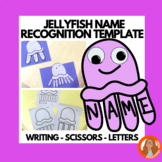 Jellyfish Name Recognition, Writing, & Scissor Skills Pres