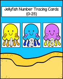 Jellyfish Number Tracing Cards (0-25)