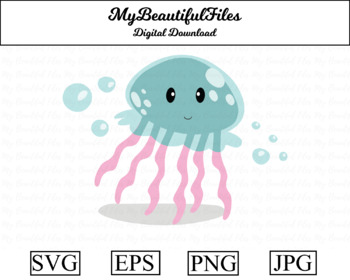 Free Free 267 Cute Jellyfish Svg SVG PNG EPS DXF File