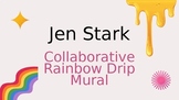 Jen Stark Rainbow Mural Collaborative Art Project!