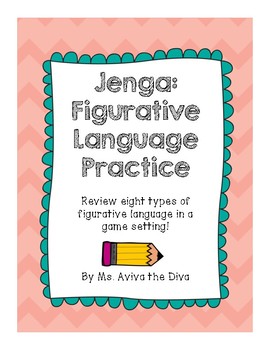 Preview of Jenga: Figurative Language Review