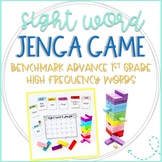 Benchmark Advance 1st Grade High Frequency Words Jenga Game