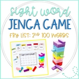 Jenga Fry Sight Words Game for 2nd 100