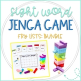 Jenga Fry Sight Words Game Bundle