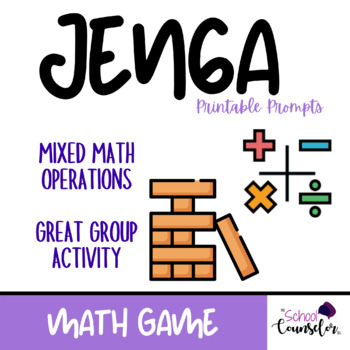 Preview of Jenga Game -  Mixed Math Operations